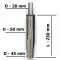 Длинный хромированный газлифт (230мм) главное фото в маленьком размере