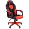 Игровое кресло Chairman Драйв 17 Россия черн.красный (экокожа, ткань TW) главное фото в маленьком размере
