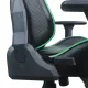 Игровое кресло  "GT Carbon GM-120", две подушки, экокожа, черное/зеленое, 531929. Фото товара с разных ракурсов.