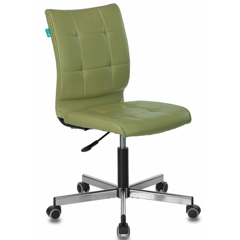 Кресло Бюрократ CH-330M/GREEN без подлокотников зеленый Best 79 искусственная кожа крестовина металл главное фото