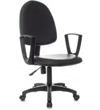 Кресло Бюрократ CH-1300N/OR-16 черный Престиж+ искусственная кожа
