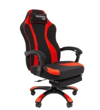 Игровое кресло Chairman Драйв 35 Россия текстиль черно-красный