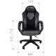 Офисное кресло Chairman game 17 Россия экопремиум черный/красный. Фото товара с разных ракурсов.