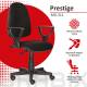 Кресло  "Prestige Ergo MG-311", регулируемая эргономичная спинка, ткань, черное, 531872. Фото товара с разных ракурсов.